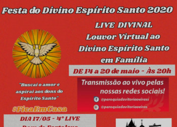 Comunidade oeirense realiza Festa do Divino em lives diárias